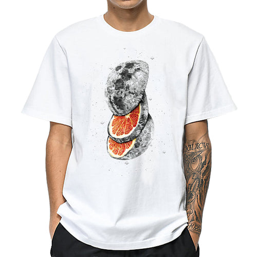 Funny Moon T Shirt Men